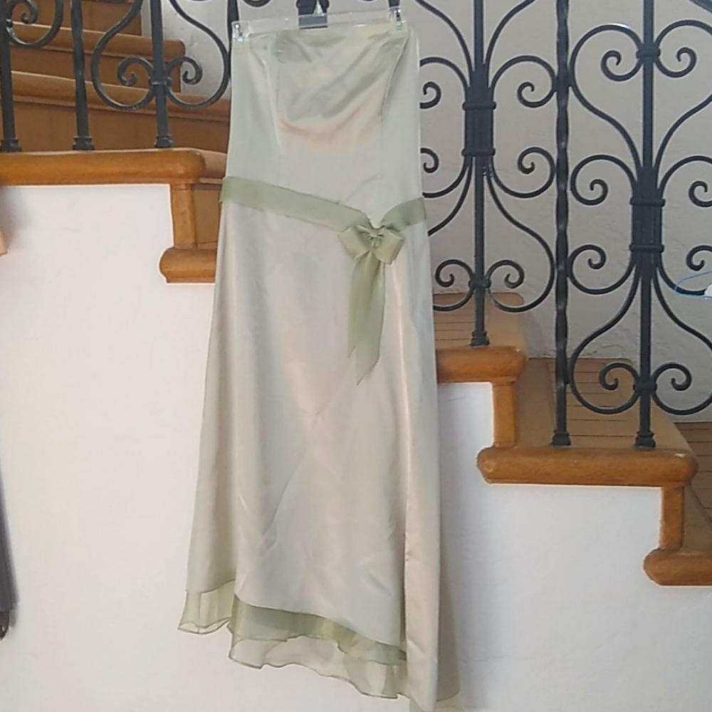 Matcha Colored Bridesmaid Dress